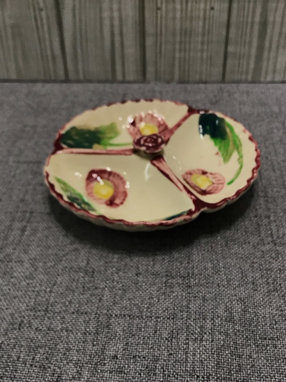 Hand-Painted Small Ceramic tid bit/ring dish